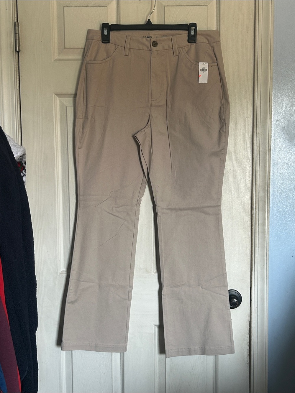 NWT Old Navy high rise stretch bootcut uniform pant size 12